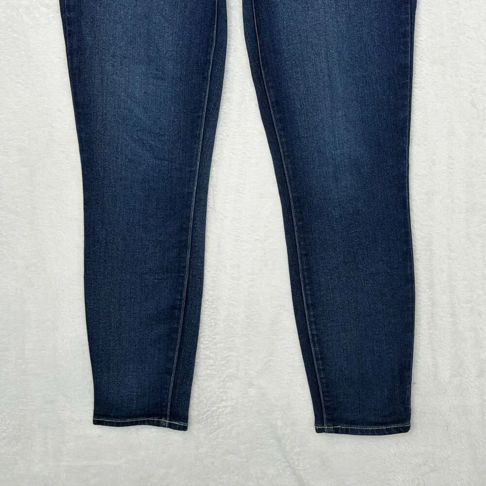 Paige Jeans Women's Size‎ 27 Dark Blue Hoxton Crop Ankle Denim Stretch Mid rise